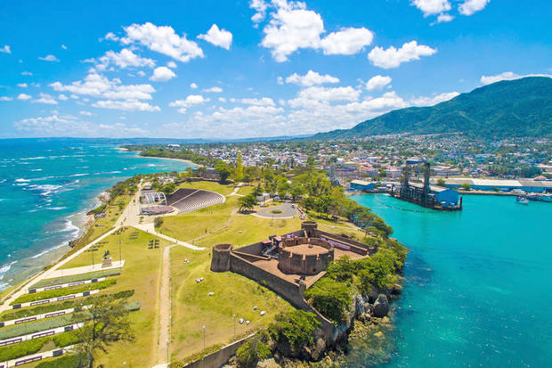 Vista áerea de la Fortaleza de San Felipe.