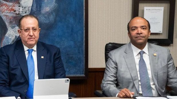 Magín Díaz junto a Samuel Pereyra