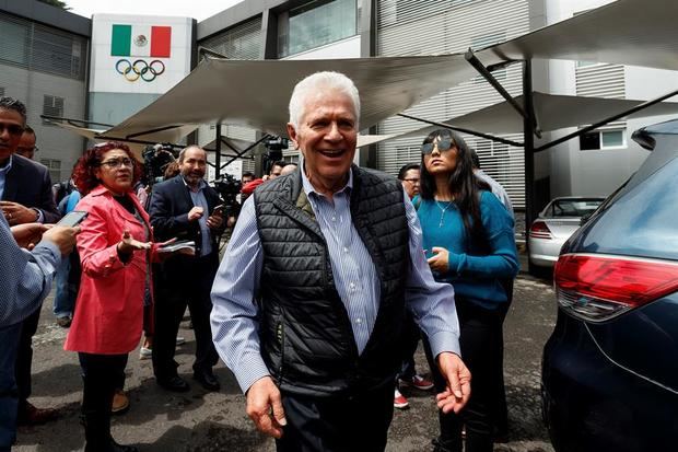 El presidente del Comité Olímpico Mexicano, Carlos Padilla. 