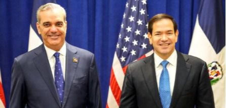 Luis Abinader y Marco Rubio