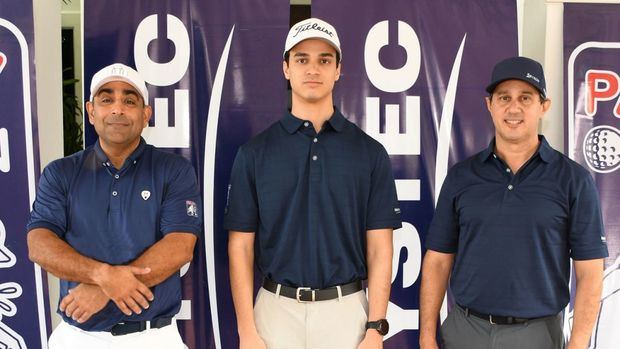 Martín Paniagua, André Marcelino y Raymond Marcelino.