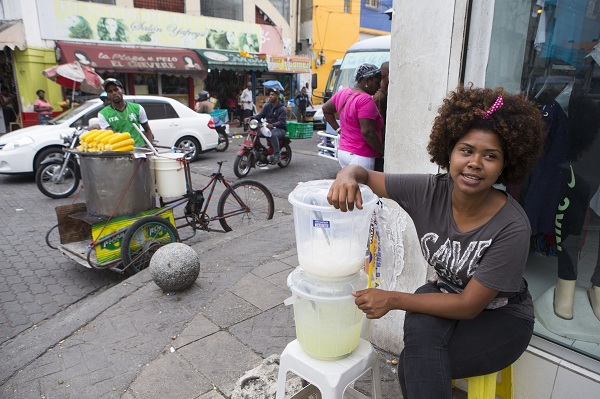 Venezolana migrante en RD