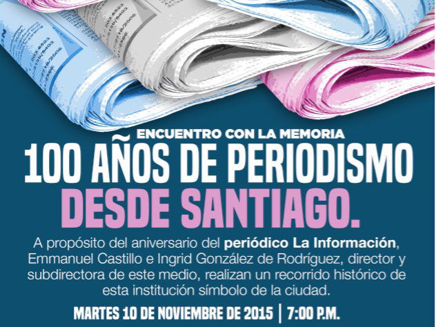 Centro León , encuentro con la Memoria:100 años de periodismo desde Santiago