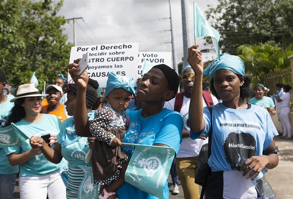 Manifestación a favor del aborto