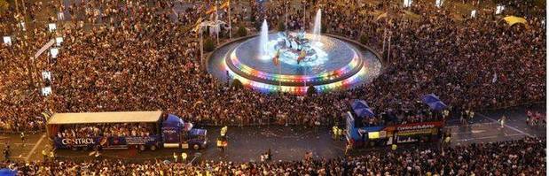 Manifestación LGBT en Madrid. 