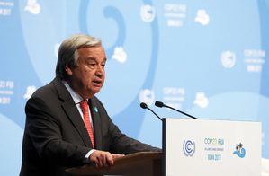 Guterres insta a la UE a seguir liderando la acción climática para 2050