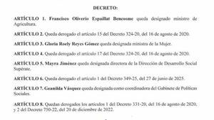 El presidente Luis Abinader emitió el Decreto núm. 2-26.