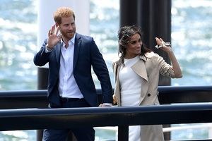 El príncipe Enrique y su esposa Meghan