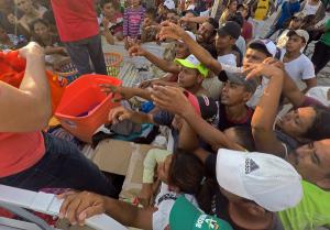 Caravana migrante llega a su última parada en el estado mexicano de Chiapas