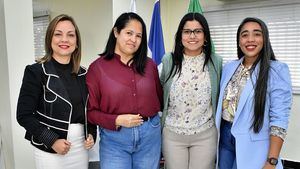 Carolina Valdez, Ana Leticia López, Yendi Vilorio y Marielly Reyes.