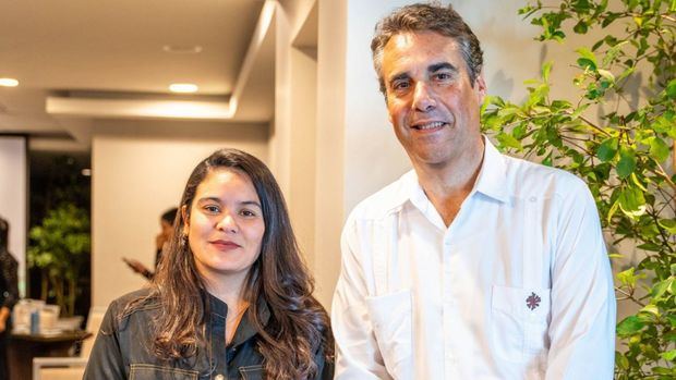 Sherei Estévez e Iván Cunillera.