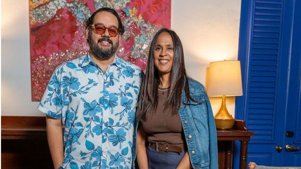 Manuel Vásquez 'Manerra' y Evelyn Jiménez.