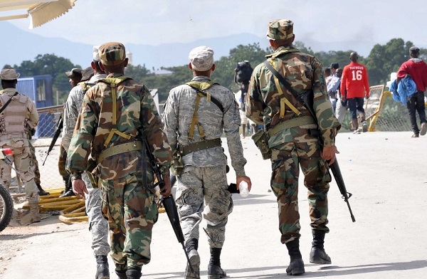 Funcionarios del ejército dominicano