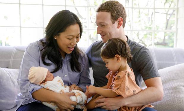 Mark Zuckerberg y Priscilla Chan tienen su segunda hija