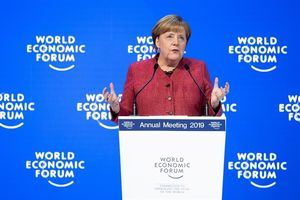 Merkel defiende en Davos el multilateralismo y la b&#250;squeda de compromisos 