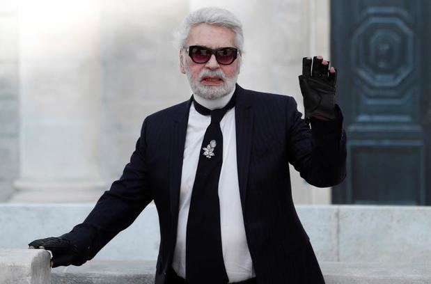 Diseñador alemán Karl Lagerfeld.