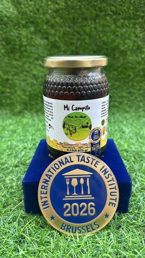 Miel Mi Campito brilla en Bruselas: recibe Medalla al Sabor del Taste Institute