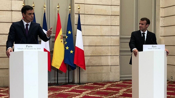 Sánchez y Macron