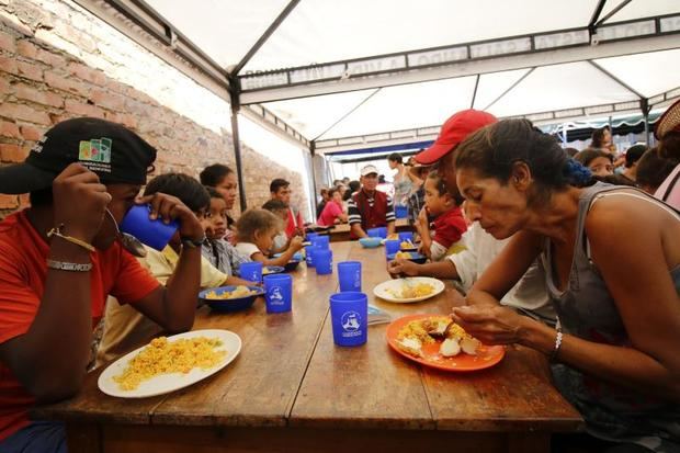 En la imagen, un albergue donde se atiende a ciudadanos venezolanos, en la ciudad de Cúcuta (Colombia). 