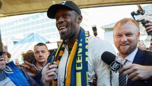 Usain Bolt llegó a Australia para prueba con club de fútbol
