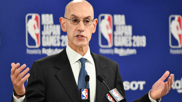 El comisionado de la NBA, Adam Silver.