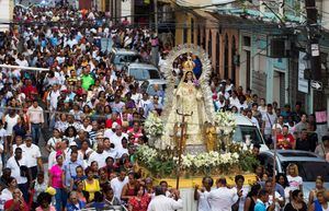 Los dominicanos veneraron a la Virgen de las Mercedes, la patrona del país