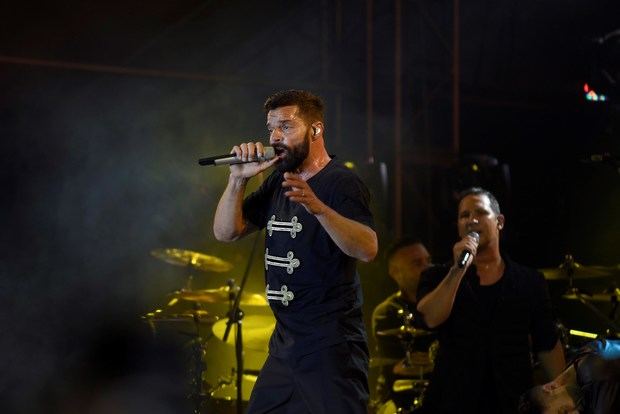 El cantante puertorriqueño Ricky Martin.