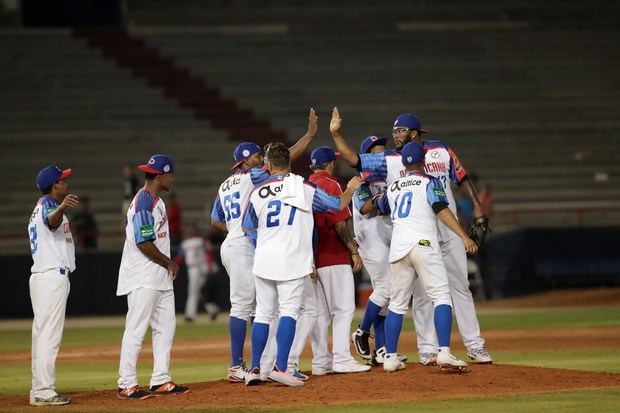En la imagen, jugadores de las Estrellas Orientales de República Dominicana.