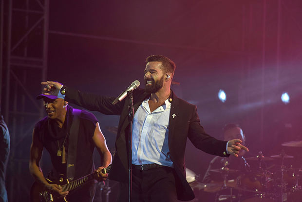 Ricky Martin, cantante puertorriqueño.