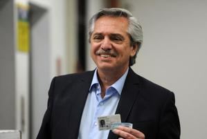 Alberto Fern&#225;ndez gana elecciones argentinas, seg&#250;n primeros datos oficiales