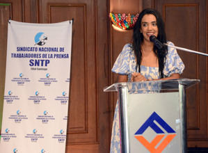  Johanna Benoit, secretaria general del Sindicato Nacional de Trabajadores de la Prensa (SNTP) filial Santiago.