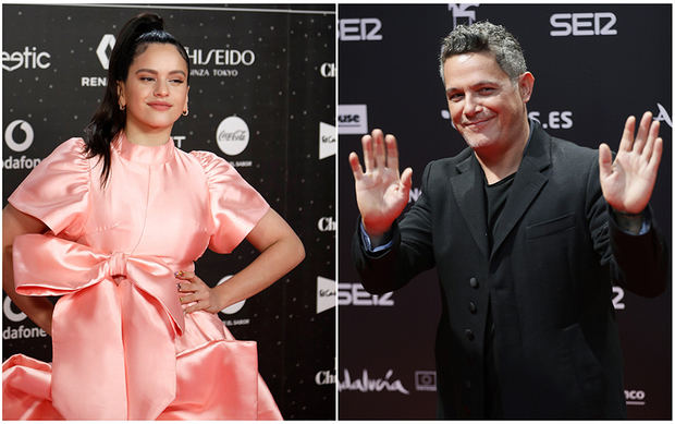 Combo de fotografías de archivo que muestran a los cantantes Rosalía y Alejandro Sanz. Los cantantes españoles Alejandro Sanz, con ocho nominaciones, y Rosalía, con cinco candidaturas, parten como favoritos para los Latin Grammy, que celebrarán su vigésima edición el jueves en Las Vegas (EE.UU.).