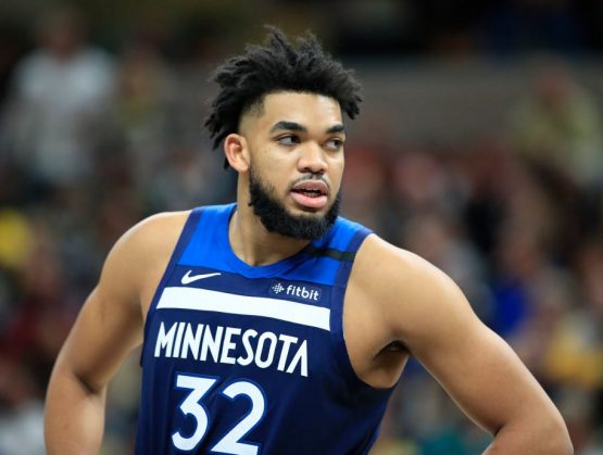 Jugador dominicano de los Minnesota Timberwolves, Karl-Anthony Towns.