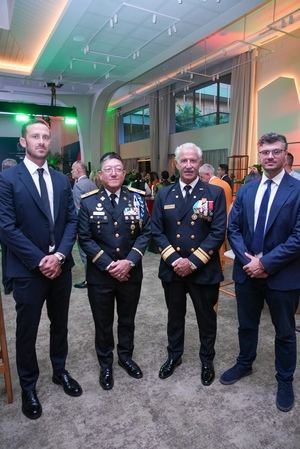 Valerio Cipolla, Minoru Matsunaga , Sergio Cipolla y Luca Cipolla