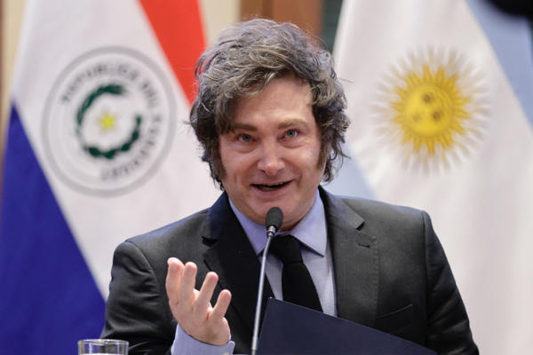 El presidente de Argentina, Javier Milei, en una foto de archivo. 