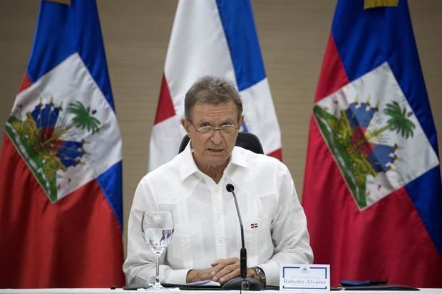 Canciller dominicano, Roberto Álvarez.