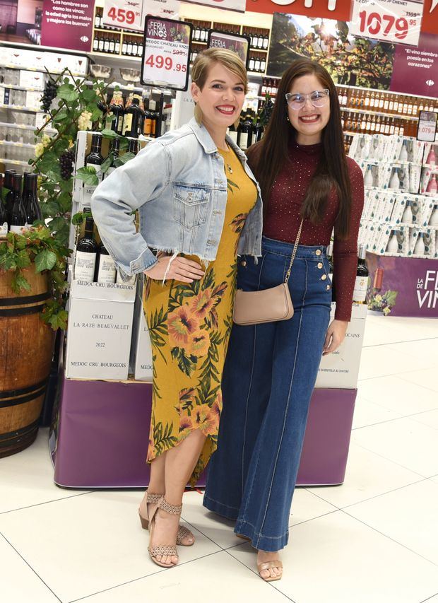 Zeny Leyva y Iamdra Fermín.