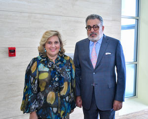 Wendy Pérez de Marchena y Enrique de Marchena.