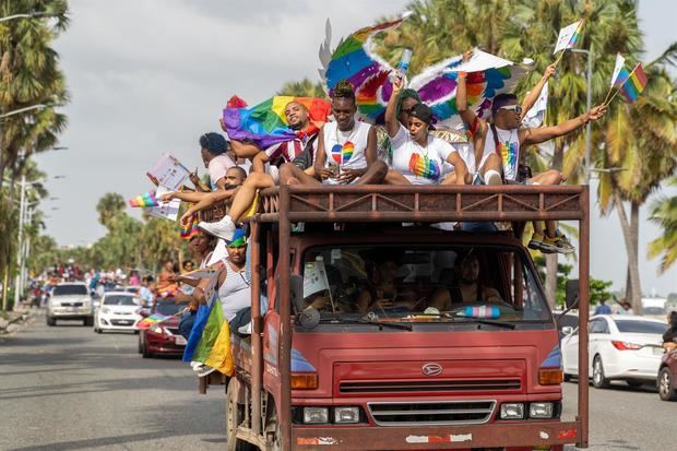 Caravana anual del orgullo LGBTIQ, un desfile que este año tuvo un tono combativo para mostrar su oposición a un proyecto de ley que podría desproteger a la comunidad gay. 
