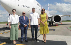 Arajet incorpora su séptima aeronave «Lago Enriquillo»