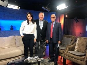 Julissa Céspedes, Eduardo Selman y Andrés L. Mateo.