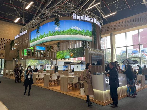 Stand de República Dominicana en la feria Anato, Colombia.