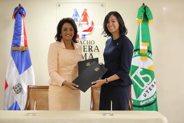 Utesa y Despacho Primera Dama firman acuerdo para beneficio del CAI