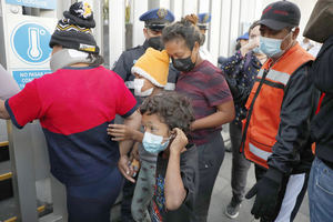 Caravana migrante pide apoyo a Comisión mexicana de DDHH para regularizarse
