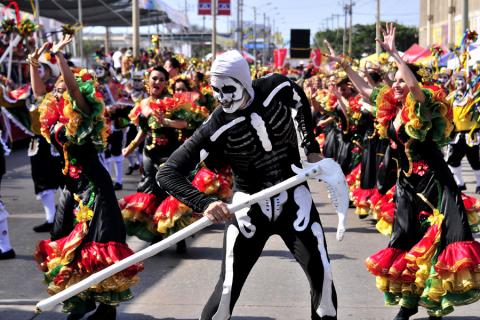 Desfile en el carnaval.