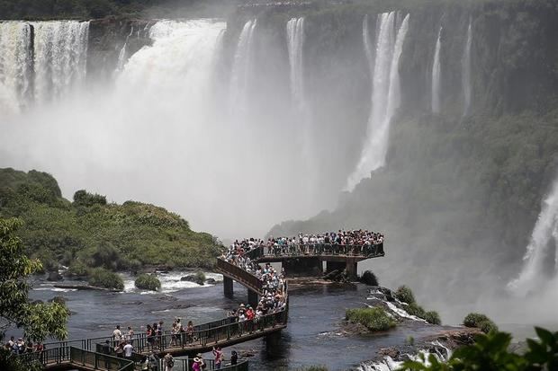 Las Cataratas del Iguazú, en la provincia Misiones (Argentina).