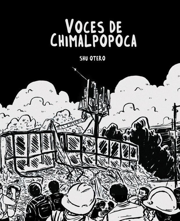 Foto facilitada de una ilustración del cómic 'Voces de Chimalpopoca' del ilustrador Shu Otero. 