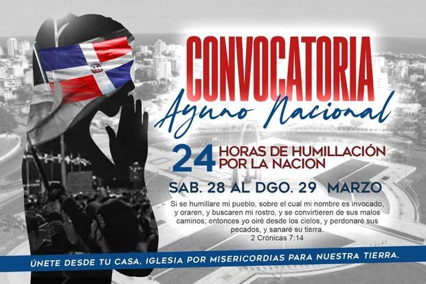 Iglesias convocan al país a jornada de oración y ayuno nacional