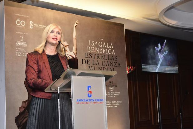 Monika Despradel, productora de la gala y presidenta de Nido para Ángeles.