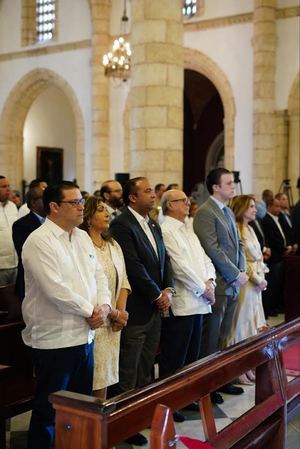 ADN realiza eucaristía por aniversario 524 de la ciudad de Santo Domingo